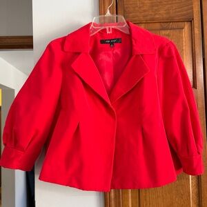 Nine West Women's Hot Red Blazer 8